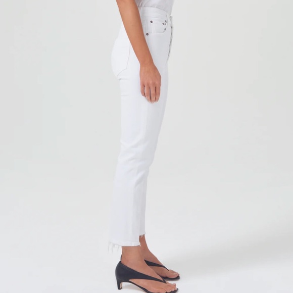 Agolde Riley High Rise Straight Crop Jeans - Picture 7 of 7